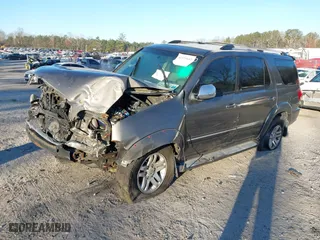 2007 Toyota Sequoia Limited with VIN 5TDZT38A77S296560, listed as a IAAI auction lot 41175642 with NaN miles. Bid and sale history available at carsss.com. Image 18.