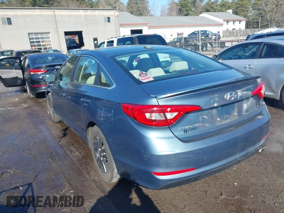2017 Hyundai Sonata 2.4L with VIN 5NPE24AF8HH500464, listed as a IAAI auction lot 41743598 with 180,420 mi miles and . Bid and sale history available at carsss.com. Image 3.