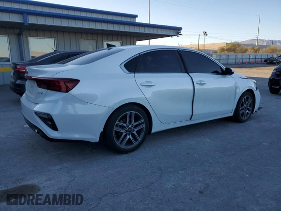 2019 Kia Forte EX with VIN 3KPF54AD6KE056149, listed as a Copart auction lot 46540105 with 82,111 mi miles and Salvage Title. Bid and sale history available at carsss.com. Image 3.
