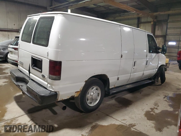 2008 Ford Econoline Cargo Commercial with VIN 1FTSE34P68DB37208, listed as a Copart auction lot 67356624 with Not provided miles and Salvage title. Bid and sale history available at DreamBid. Image 3.