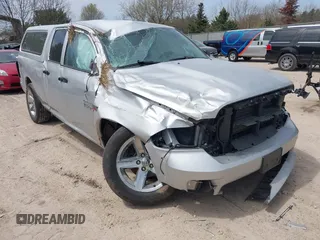 2017 Ram 1500 Express with VIN 1C6RR7FT8HS611392, listed as a IAAI auction lot 42155833 with 84,229 mi miles and . Bid and sale history available at DreamBid. Image 1.