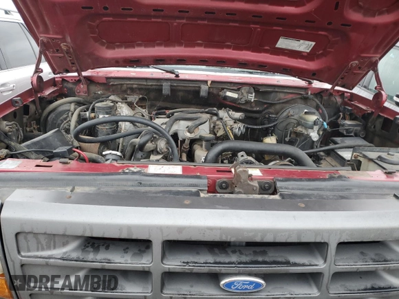 1995 Ford F-150 with VIN 1FTDF15Y6SLB57439, listed as a Copart auction lot 44136335 with 186,438 mi miles and Clean Title. Bid and sale history available at carsss.com. Image 11.