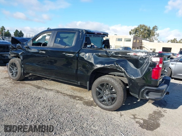 2024 Chevrolet Silverado 1500 Custom with VIN 3GCPDBEK6RG220065, listed as a IAAI auction lot 41616071 with Not Provided miles and . Bid and sale history available at DreamBid. Image 3.