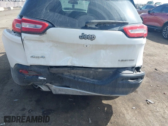 2015 Jeep Cherokee Limited with VIN 1C4PJMDS7FW522581, listed as a IAAI auction lot 41870516 with 143,904 mi miles and . Bid and sale history available at DreamBid. Image 6.