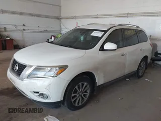 2015 Nissan Pathfinder SL z VIN 5N1AR2MM6FC658766, wystawiony jako IAAI lot #42019595 z przebiegiem 126 150 mil mil oraz . Historia ofert i sprzedaży dostępna na DreamBid. Obrazek 17.