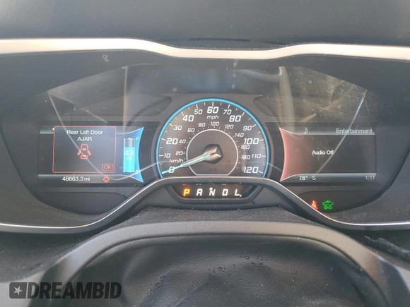 2016 Ford Focus Electric z VIN 1FADP3R48GL407096, wystawiony jako Copart lot #80754803 z przebiegiem 48 663 mil mil oraz . Historia ofert i sprzedaży dostępna na DreamBid. Obrazek 9.