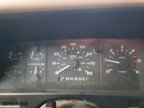 1994 Ford Ranger Splash with VIN 1FTCR15XXRPA48799, listed as a Copart auction lot 86520054 with 21,680 mi miles and Salvage Title. Bid and sale history available at carsss.com. Image 9.