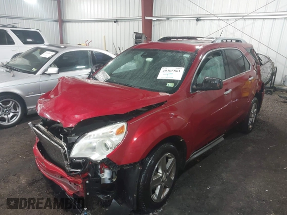 2014 Chevrolet Equinox LTZ with VIN 2GNFLHE32E6220801, listed as a IAAI auction lot 40305861 with 172,713 mi miles. Bid and sale history available at carsss.com. Image 2.
