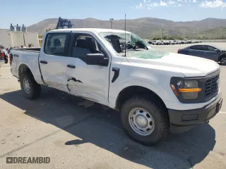2024 Ford F-150 XL with VIN 1FTFW1L50RKD66323, listed as a Copart auction lot 62536704 with 511 mi miles and Salvage Title. Bid and sale history available at carsss.com. Image 4.