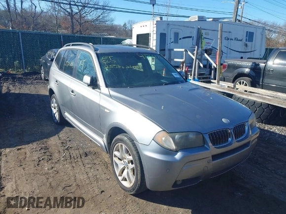 2006 BMW X3 3.0i with VIN WBXPA93446WG81824, listed as a IAAI auction lot 41766176 with 999,999 mi miles. Bid and sale history available at carsss.com. Image 1.