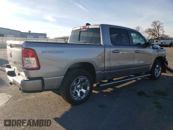 2022 Ram 1500 Lone Star with VIN 1C6SRFFT5NN232761, listed as a Copart auction lot 81259144 with 77,320 mi miles and Salvage title. Bid and sale history available at DreamBid. Image 3.