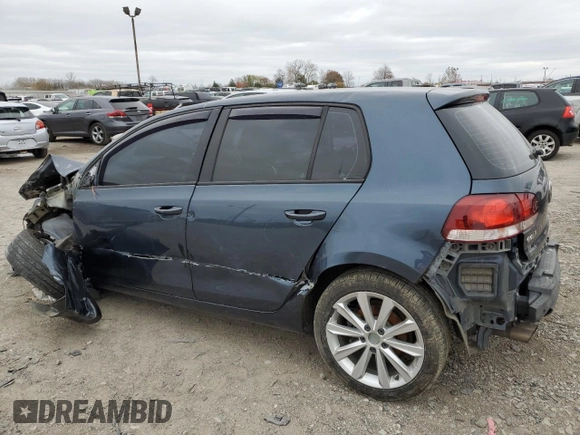 2014 Volkswagen Golf TDI w/Sunroof & Nav z VIN WVWDM7AJ3EW007700, wystawiony jako Copart lot #79607154 z przebiegiem Nie podano mil oraz Szkoda całkowita • Salvage title. Historia ofert i sprzedaży dostępna na DreamBid. Obrazek 2.