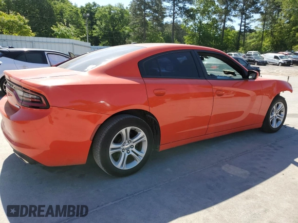2020 Dodge Charger SXT with VIN 2C3CDXBG0LH110961, listed as a Copart auction lot 52750325 with 100,081 mi miles and Salvage title. Bid and sale history available at DreamBid. Image 3.