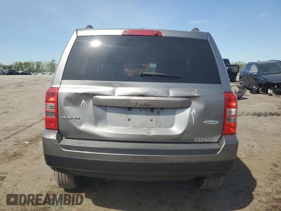 2011 Jeep Patriot Sport with VIN 1J4NF1GBXBD279089, listed as a Copart auction lot 53934335 with 127,928 mi miles and Salvage Title. Bid and sale history available at carsss.com. Image 6.