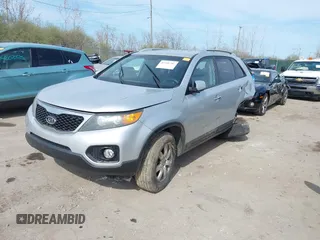 2011 Kia Sorento LX with VIN 5XYKT3A13BG144387, listed as a IAAI auction lot 42061865 with 67,457 mi miles. Bid and sale history available at carsss.com. Image 2.