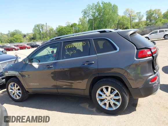 2017 Jeep Cherokee Limited with VIN 1C4PJMDS8HW631165, listed as a IAAI auction lot 42248180 with 57,448 mi miles and . Bid and sale history available at DreamBid. Image 14.