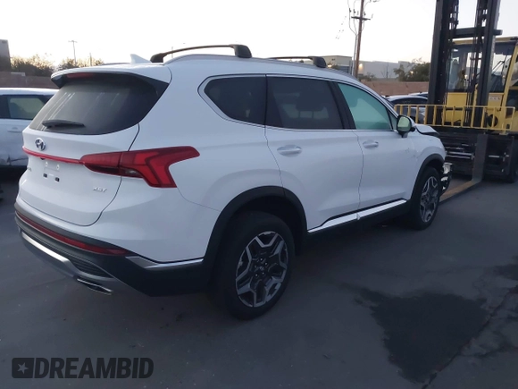2023 Hyundai Santa Fe Limited with VIN 5NMS44AL8PH640464, listed as a IAAI auction lot 41511746 with 3,624 mi miles. Bid and sale history available at carsss.com. Image 4.