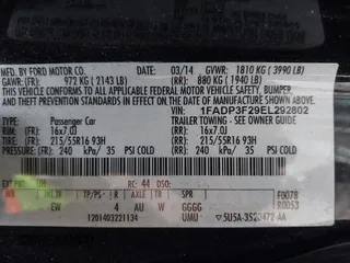 2014 Ford Focus SE с VIN 1FADP3F29EL292802, выставлен на аукционе IAAI как лот 42171259 с пробегом 106 438 миль миль и . История ставок и продаж доступна на DreamBid. Изображение 9.