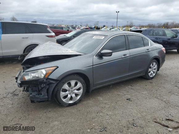 2009 Honda Accord Sdn EX-L with VIN 1HGCP26819A108962, listed as a Copart auction lot 49856925 with 0 mi miles and Salvage Title. Bid and sale history available at carsss.com. Image 1.