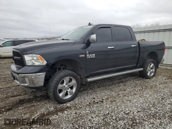 2018 Ram 1500 Big Horn with VIN 3C6RR7LT8JG123416, listed as a Copart auction lot 49447185 with 145,614 mi miles and Salvage title. Bid and sale history available at DreamBid. Image 1.