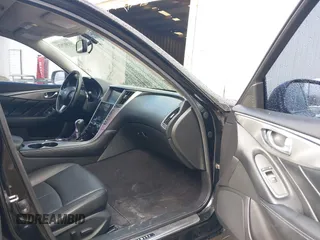 2014 Infiniti Q50 with VIN JN1BV7AP8EM675841, listed as a IAAI auction lot 41582924 with 139,637 mi miles. Bid and sale history available at carsss.com. Image 5.