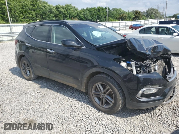 2017 Hyundai Santa Fe 2.4L with VIN 5NMZU3LB3HH011340, listed as a Copart auction lot 59177895 with 162,679 mi miles and Salvage title. Bid and sale history available at DreamBid. Image 4.