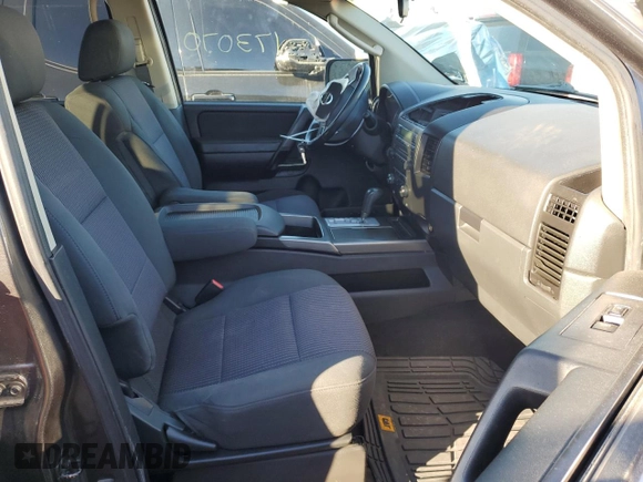 2008 Nissan Titan XE with VIN 1N6AA07D18N308560, listed as a Copart auction lot 45697055 with 173,070 mi miles and Salvage Title. Bid and sale history available at carsss.com. Image 7.