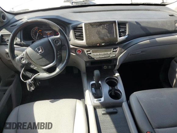 2019 Honda Ridgeline RTL-T with VIN 5FPYK3F67KB031672, listed as a Copart auction lot 55080205 with 106,912 mi miles and Salvage title. Bid and sale history available at DreamBid. Image 8.