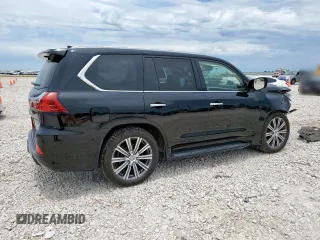 2017 Lexus LX 570 with VIN JTJHY7AX1H4227084, listed as a Copart auction lot 60571775 with 118,085 mi miles and Salvage title. Bid and sale history available at DreamBid. Image 3.