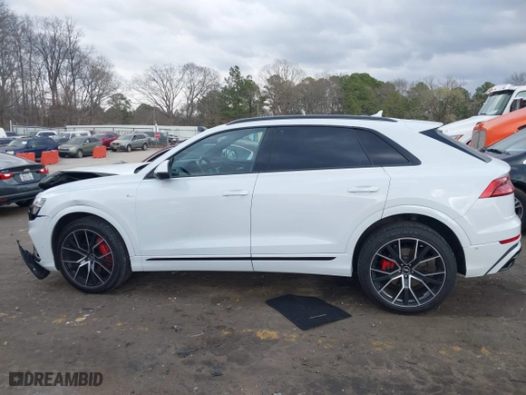 2021 Audi Q8 Prestige with VIN WA1FVAF13MD008507, listed as a IAAI auction lot 41725785 with 72,749 mi miles. Bid and sale history available at carsss.com. Image 13.