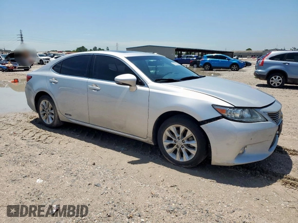 2013 Lexus ES 300h with VIN JTHBW1GG9D2022801, listed as a Copart auction lot 57325235 with 223,632 mi miles and Salvage title. Bid and sale history available at DreamBid. Image 4.