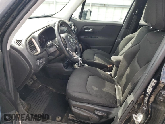 2017 Jeep Renegade Altitude with VIN ZACCJBBB2HPE73571, listed as a Copart auction lot 52118875 with 137,101 mi miles and Salvage title. Bid and sale history available at DreamBid. Image 7.