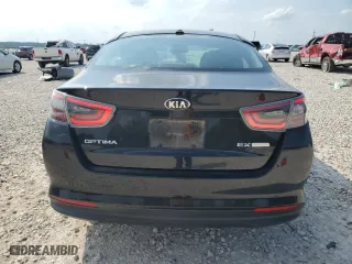 2015 Kia Optima Hybrid EX with VIN KNAGN4AD1F5090275, listed as a Copart auction lot 56915914 with 195,635 mi miles and Salvage Title. Bid and sale history available at carsss.com. Image 6.