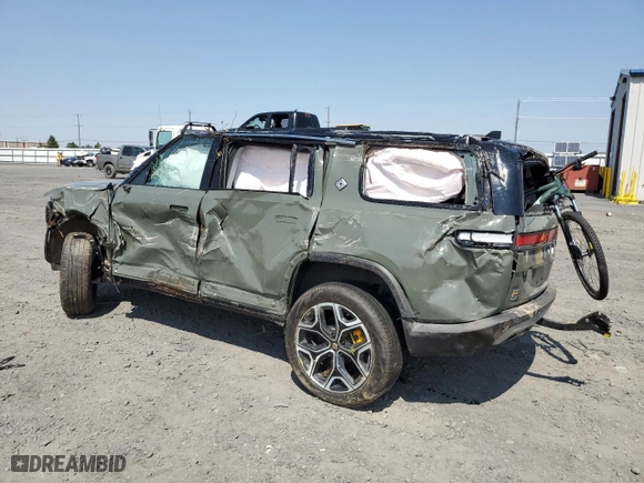 2023 Rivian R1S Launch Edition with VIN 7PDSGABL4PN020257, listed as a Copart auction lot 66251124 with 0 mi miles and Salvage Title. Bid and sale history available at carsss.com. Image 2.