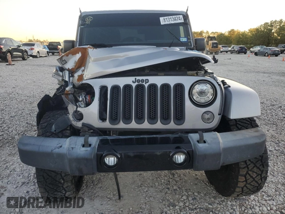 2017 Jeep Wrangler Unlimited Sahara with VIN 1C4HJWEG8HL697341, listed as a Copart auction lot 81313424 with 118,693 mi miles and Salvage title. Bid and sale history available at DreamBid. Image 5.