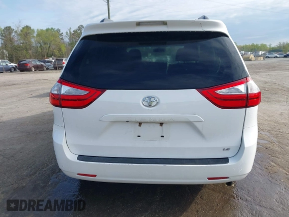 2015 Toyota Sienna LE AAS with VIN 5TDKK3DC2FS590667, listed as a IAAI auction lot 41997673 with 169,828 mi miles. Bid and sale history available at carsss.com. Image 16.