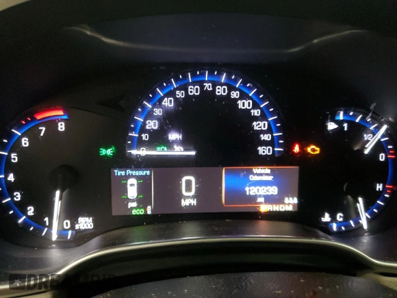 2016 Cadillac SRX Luxury Collection with VIN 3GYFNBE38GS518218, listed as a Copart auction lot 57445905 with 120,239 mi miles and Salvage title. Bid and sale history available at DreamBid. Image 9.