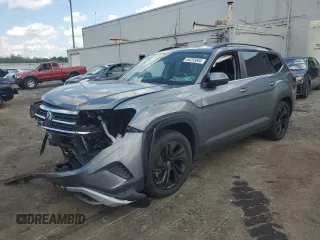 2023 Volkswagen Atlas SE with VIN 1V2HR2CA8PC547047, listed as a Copart auction lot 64255065 with 29,394 mi miles and Salvage title. Bid and sale history available at DreamBid. Image 1.