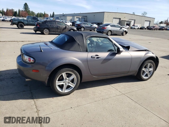 2006 Mazda MX-5 Miata Touring with VIN JM1NC25F760103494, listed as a Copart auction lot 50738485 with 117,089 mi miles and Salvage title. Bid and sale history available at DreamBid. Image 3.