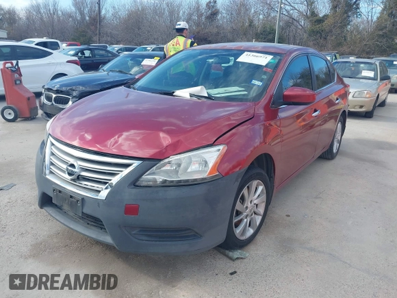 2015 Nissan Sentra SV with VIN 3N1AB7AP7FY310893, listed as a IAAI auction lot 41366971 with 130,917 mi miles and . Bid and sale history available at DreamBid. Image 2.