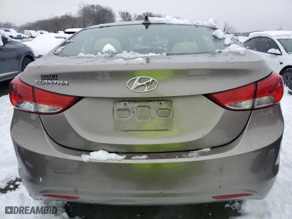 2012 Hyundai Elantra GLS with VIN 5NPDH4AE1CH064700, listed as a Copart auction lot 44126885 with 112,389 mi miles and Salvage Title. Bid and sale history available at carsss.com. Image 6.