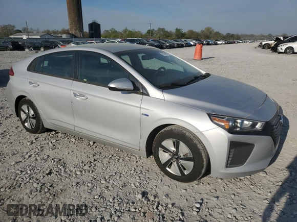 2019 Hyundai Ioniq Blue with VIN KMHC65LC8KU119680, listed as a Copart auction lot 51035695 with 109,913 mi miles and Salvage Title. Bid and sale history available at DreamBid. Image 4.