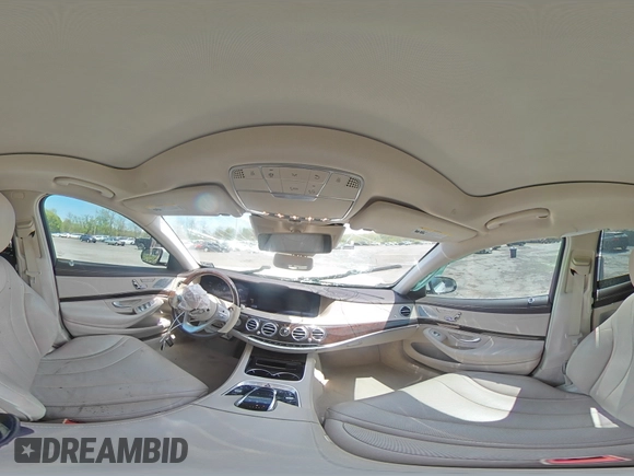 2019 Mercedes-Benz S 450 with VIN WDDUG6EB6KA461541, listed as a Copart auction lot 55125255 with 64,082 mi miles and Salvage title. Bid and sale history available at DreamBid. Image 14.