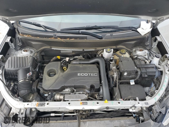 2021 Chevrolet Equinox LT with VIN 2GNAXKEV7M6161594, listed as a Copart auction lot 54564075 with 107,804 mi miles and Salvage Title. Bid and sale history available at DreamBid. Image 12.
