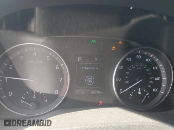 2017 Hyundai Elantra SE with VIN 5NPD84LF7HH045842, listed as a Copart auction lot 52120365 with 68,696 mi miles and Salvage Title. Bid and sale history available at DreamBid. Image 9.