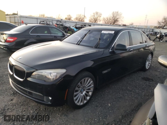 2012 BMW 7 Series with VIN WBAKX8C52CC198431, listed as a Copart auction lot 87894075 with 72,818 mi miles and Clean title. Bid and sale history available at DreamBid. Image 1.