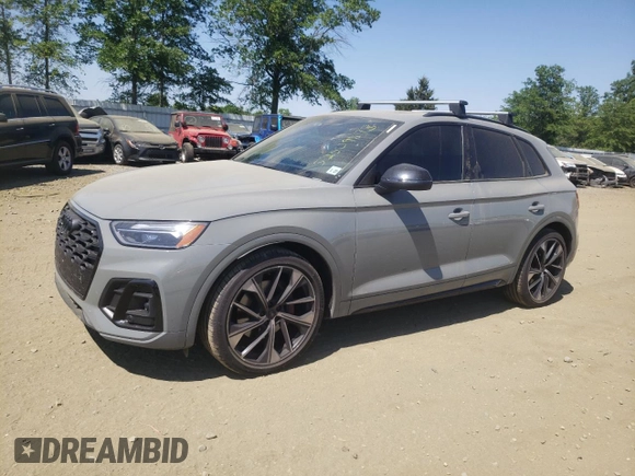 2022 Audi SQ5 Premium Plus with VIN WA1B4AFY4N2030995, listed as a Copart auction lot 52509873 with 19,207 mi miles and . Bid and sale history available at DreamBid. Image 1.