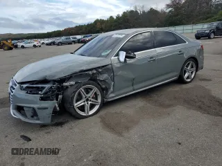 2019 Audi S4 Premium Plus with VIN WAUB4AF40KA028405, listed as a Copart auction lot 72173754 with 96,904 mi miles and Salvage Title. Bid and sale history available at carsss.com. Image 1.