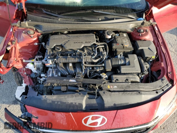 2024 Hyundai Elantra SEL with VIN KMHLM4DG6RU812131, listed as a Copart auction lot 54068065 with 30,137 mi miles and Salvage title. Bid and sale history available at DreamBid. Image 11.