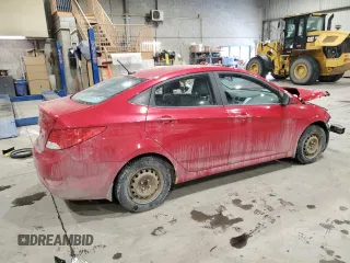 2012 Hyundai Accent GLS with VIN KMHCT4AE3CU245678, listed as a Copart auction lot 88844015 with Not Provided miles and Salvage Title. Bid and sale history available at carsss.com. Image 3.